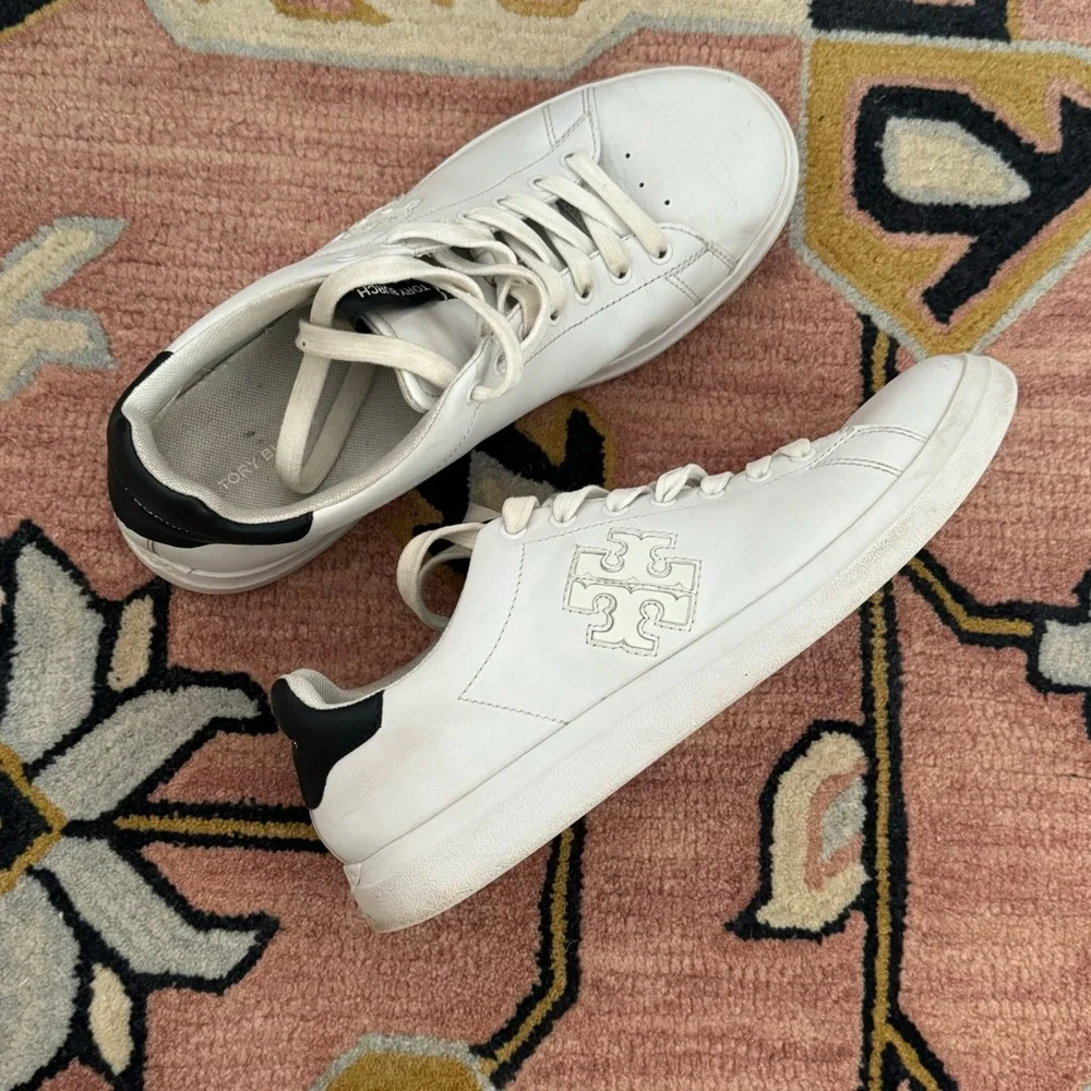 Tory Burch | Double T Howell Court sneakers ~ Size 9.5